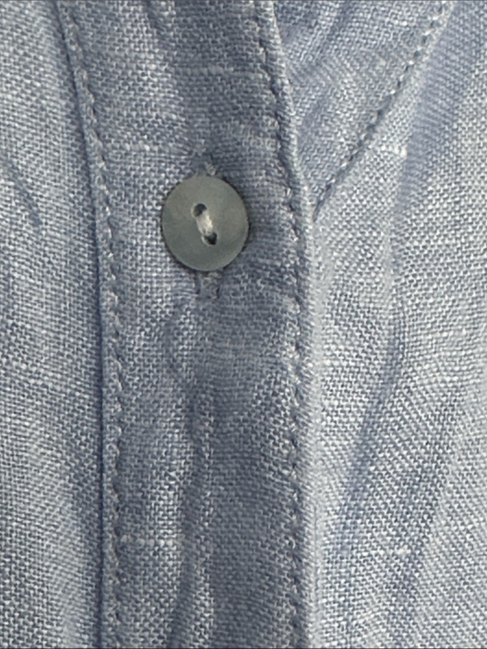 Sigrid Olsen LinenLlight Blue Button-up Shirt Size 1X Long Adjustable Sleeves - Picture 5 of 11